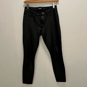 Nanette LEPORE | Black Faux Leather Jeggings Size 2